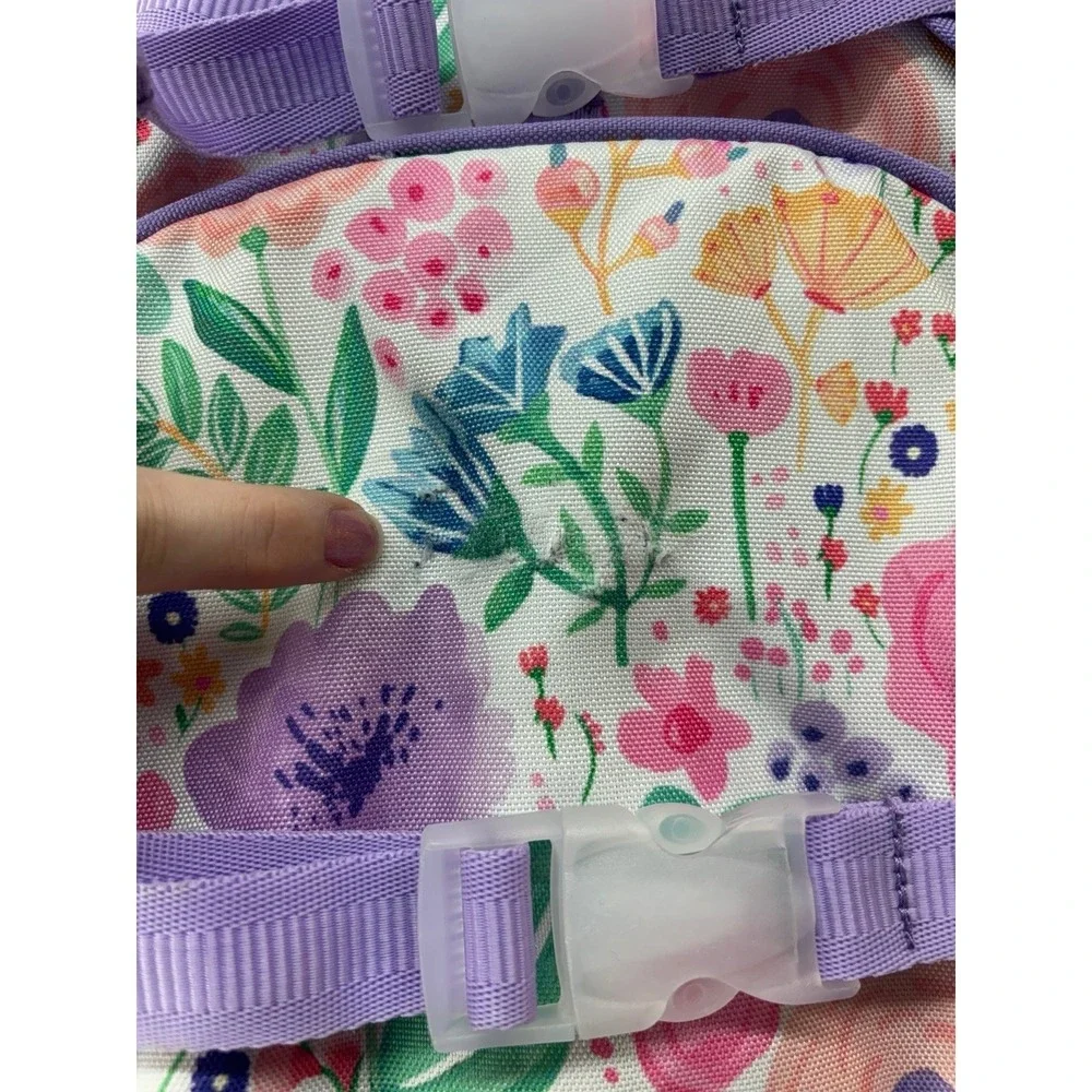 Pottery Barn Kids Flower Backpack / Book bag (16 in)